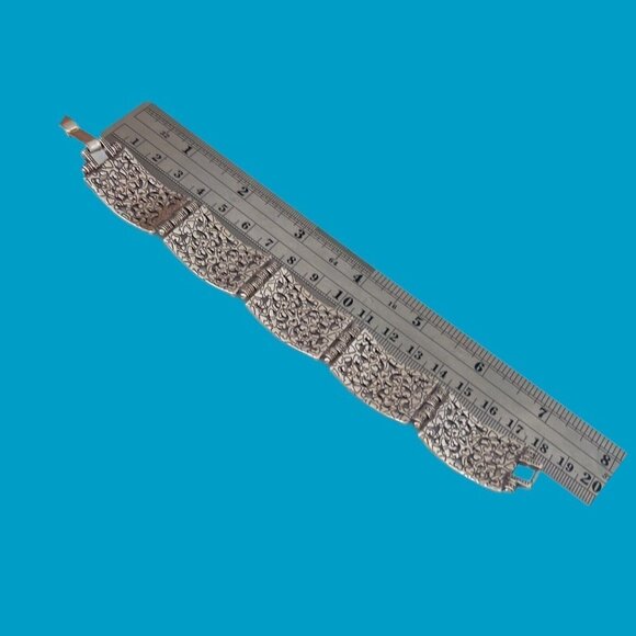 Brighton SILVER Berkley Heart Bracelet - Beautiful! RARE!!! - Picture 2 of 4